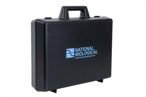 Dermalume handheld phototherapy device storage case